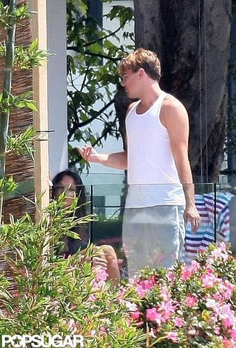 Leonardo DiCaprio and his rumored flame, Romanian-born model Madalina Ghenea, were spotted on a hotel balcony in Australia in October 2011.
Leonardo DiCaprio and his rumored flame, Romanian-born model Madalina Ghenea, were spotted on a hotel balcony in Australia in October 2011.