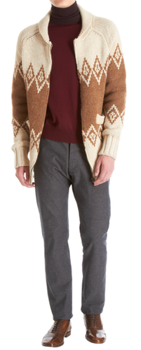 I remember a couple of years ago there was a picture on The Sartorialist of a man who wore an oversize sweater over his suit jacket. I have always wanted to re-create that look, but never found the perfect piece — until now. This Fairisle Cardigan Sweater by Maison Martin Margiela ($1,495) is purposefully oversize enough so it's perfect for layering, and its color palette and classic pattern make it easily workable in many different outfits.
— Robert Khederian, fashion editorial assistant
I remember a couple of years ago there was a picture on The Sartorialist of a man who wore an oversize sweater over his suit jacket. I have always wanted to re-create that look, but never found the perfect piece — until now. This Fairisle Cardigan Sweater by Maison Martin Margiela ($1,495) is purposefully oversize enough so it's perfect for layering, and its color palette and classic pattern make it easily workable in many different outfits.
— Robert Khederian, fashion editorial assistant