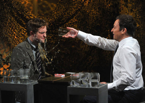 Robert Pattinson made an appearance on Late Night With Jimmy Fallon.
Robert Pattinson made an appearance on Late Night With Jimmy Fallon.