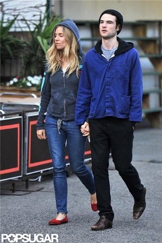 Sienna Miller and Tom Sturridge walked in NYC.
Sienna Miller and Tom Sturridge walked in NYC.