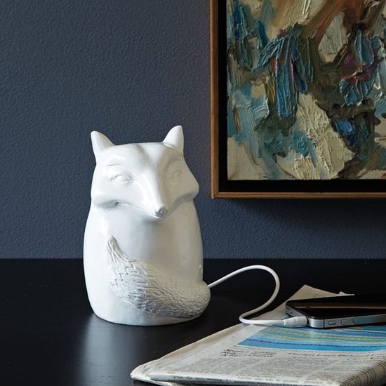 Perfect for playing tunes in the kitchen while you cook or in a home office, this Ceramic Fox Speaker ($49) allows you to get a better sound without the eyesore.
Perfect for playing tunes in the kitchen while you cook or in a home office, this Ceramic Fox Speaker ($49) allows you to get a better sound without the eyesore.