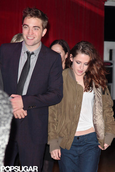 Robert Pattinson and Kristen Stewart arrived together at a Breaking Dawn Part 2 afterparty.
Robert Pattinson and Kristen Stewart arrived together at a Breaking Dawn Part 2 afterparty.