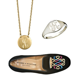 Personalised Monogram Accessories: Bags, Slippers, Jewellery