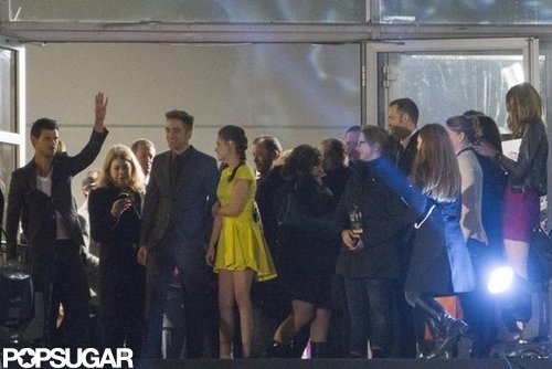 Robert and Kristen Party in Madrid as Breaking Dawn Hits Theaters Robert and Kristen Party in Madrid as Breaking Dawn Hits Theaters
