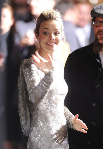 Rachel McAdams waved to fans outside the LA premiere of Sherlock Holmes: A Game of Shadows in December 2011.
Rachel McAdams waved to fans outside the LA premiere of Sherlock Holmes: A Game of Shadows in December 2011.