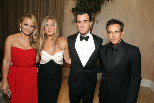 Ben Stiller Accepts a Major Award With Jen, Justin, and Friends Ben Stiller Accepts a Major Award With Jen, Justin, and Friends