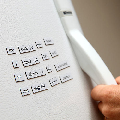 Geek Magnetic Poetry Kit Geek Magnetic Poetry Kit
