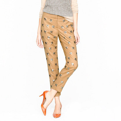 We love the idea of wearing these J.Crew Collection Sequin Bow Pants ($200, originally $495) with ballet flats and a cozy sweater for an off-duty weekend look.
We love the idea of wearing these J.Crew Collection Sequin Bow Pants ($200, originally $495) with ballet flats and a cozy sweater for an off-duty weekend look.