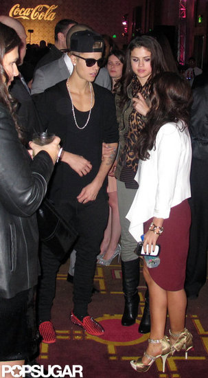 Justin Bieber had Selena Gomez by his side for the American Music Awards afterparty.
Justin Bieber had Selena Gomez by his side for the American Music Awards afterparty.