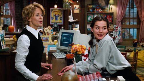 Kathleen Kelly, You've Got Mail
"I'm in love? No! Oh, that's right, I'm in love with Frank. I'm practically living with Frank."
Kathleen Kelly, You've Got Mail
"I'm in love? No! Oh, that's right, I'm in love with Frank. I'm practically living with Frank."