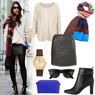 Cute Scarf Street Style Winter 2012