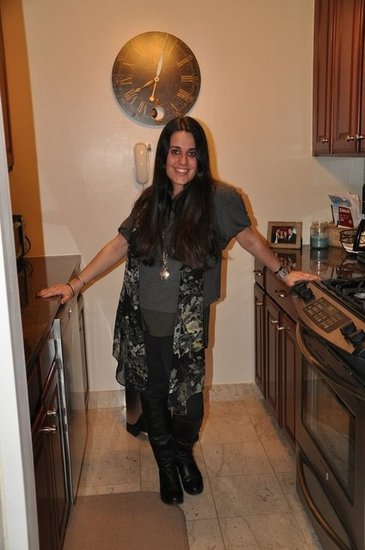 Grey and Green and Black
