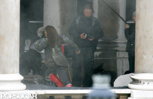 Natalie Portman filmed scenes in London.
Natalie Portman filmed scenes in London.