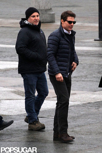 Tom Cruise was on set in London.
Tom Cruise was on set in London.