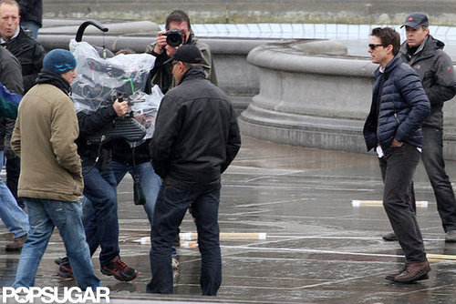 Tom Cruise filmed in London.
Tom Cruise filmed in London.