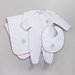 Kissy Kissy Baby's First Playsuit, Bib, and Blanket