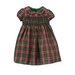 Janie and Jack Hand-Smocked Plaid Dress