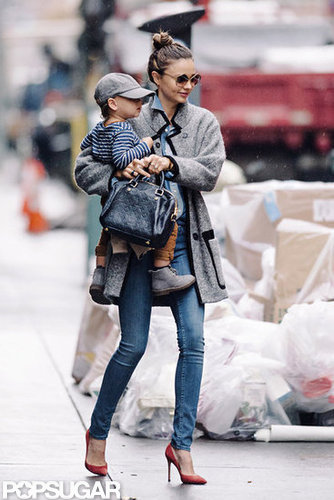 Miranda Kerr and Flynn stepped out in NYC.
Miranda Kerr and Flynn stepped out in NYC.