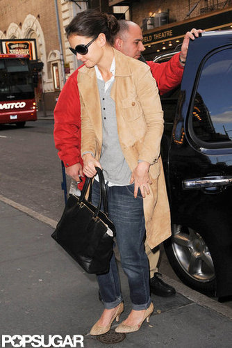 Katie Holmes Is All Smiles on the Eve of Her Broadway Debut Katie Holmes Is All Smiles on the Eve of Her Broadway Debut