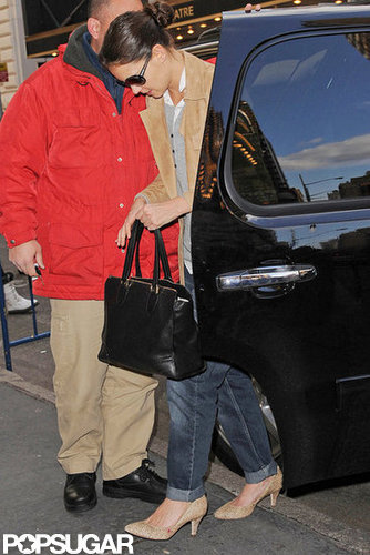 Katie Holmes Is All Smiles on the Eve of Her Broadway Debut Katie Holmes Is All Smiles on the Eve of Her Broadway Debut