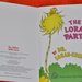 The Lorax Party Invitation