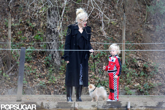 Gwen Stefani had the company of son Zuma for a hike in LA.
Gwen Stefani had the company of son Zuma for a hike in LA.