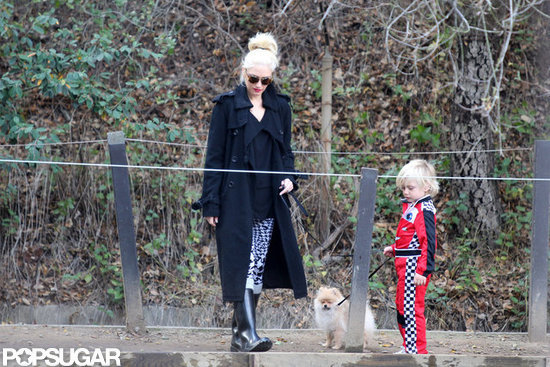 Gwen Stefani and Zuma took an afternoon walk with their dog in LA.
Gwen Stefani and Zuma took an afternoon walk with their dog in LA.