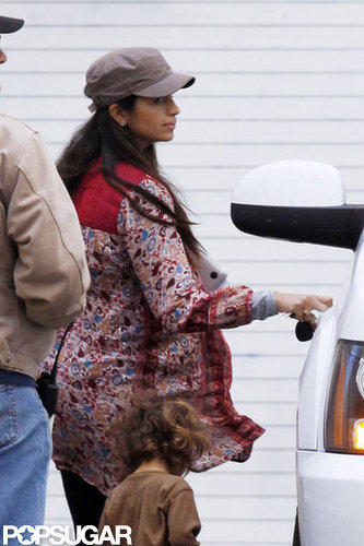 Pregnant Camila Alves visited Matthew McConaughey.
Pregnant Camila Alves visited Matthew McConaughey.