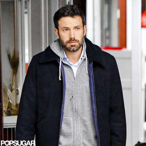 Ben Affleck wore a gray hoodie to breakfast.
Ben Affleck wore a gray hoodie to breakfast.