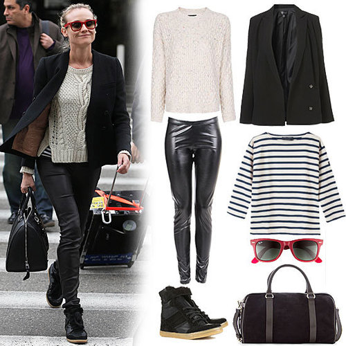 Diane Kruger Wearing Isabel Marant Sneakers