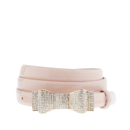 J.Crew Crystal Bow Belt