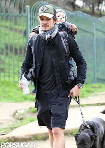 Orlando Bloom Takes Flynn For a Daddy-and-Me Hike Orlando Bloom Takes Flynn For a Daddy-and-Me Hike