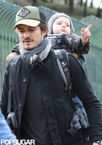 Flynn Bloom pointed as he hiked with Orlando Bloom.
Flynn Bloom pointed as he hiked with Orlando Bloom.