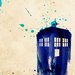TARDIS Watercolor Print