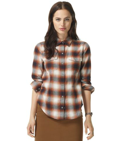 If you're a loyal prepster, you can never have enough plaid. Thus, here's one more plaid button-up shirt to add to your collection, courtesy of Club Monaco's Celeste shirt ($69, originally $120).
If you're a loyal prepster, you can never have enough plaid. Thus, here's one more plaid button-up shirt to add to your collection, courtesy of Club Monaco's Celeste shirt ($69, originally $120).