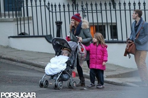 Isla Fisher took her daughters out in London.
Isla Fisher took her daughters out in London.