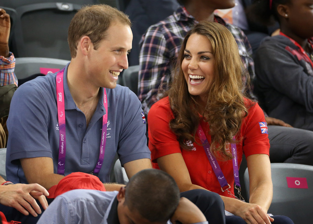 In August 2012, Kate and William watched the paralympics in London.
In August 2012, Kate and William watched the paralympics in London.