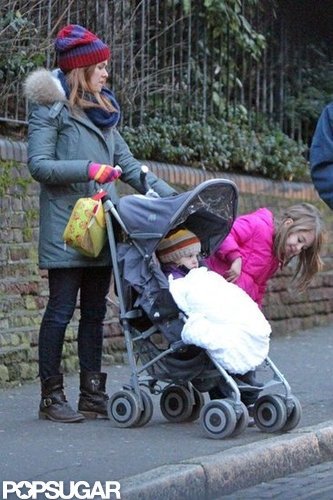 Isla Fisher Shares a Chilly Girls' Day Out With Olive and Elula Isla Fisher Shares a Chilly Girls' Day Out With Olive and Elula