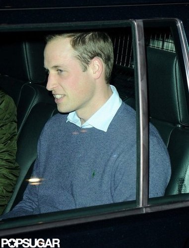 Prince William Returns to Pregnant Kate's Side at the Hospital Prince William Returns to Pregnant Kate's Side at the Hospital