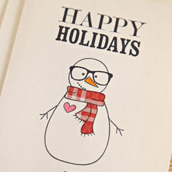 Geeky Holiday Cards From Etsy