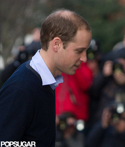 Prince William was out in London.
Prince William was out in London.