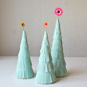 Paper Christmas Tree Crafts For Kids