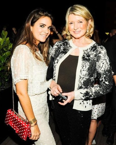 Laure Heriard Dubreuil and Martha Stewart Laure Heriard Dubreuil and Martha Stewart