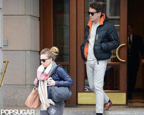 Scarlett Johansson Kisses Her New Man in NYC Scarlett Johansson Kisses Her New Man in NYC