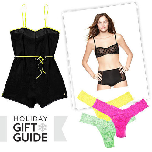 Fab's got all your bases covered when it comes to pretty lingerie gifts, from the most provocative kind of lace teddy to a sweet set of everyone's favorite candy-colored undies.
Fab's got all your bases covered when it comes to pretty lingerie gifts, from the most provocative kind of lace teddy to a sweet set of everyone's favorite candy-colored undies.