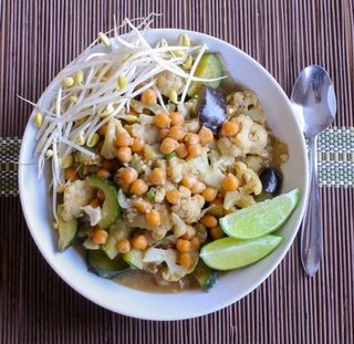 Thai Green Curry with Chickpeas