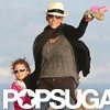 Halle Berry and Nahla at the Beach