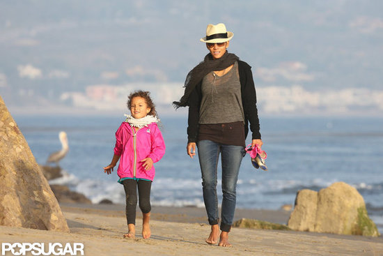 Halle Berry and daughter Nahla were all smiles at the beach.
Halle Berry and daughter Nahla were all smiles at the beach.