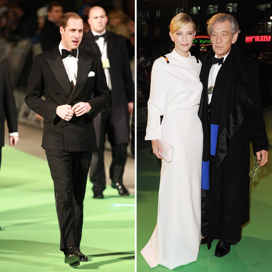 Prince William Helps Cate Blanchett Premiere The Hobbit in London Prince William Helps Cate Blanchett Premiere The Hobbit in London