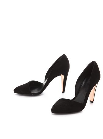 These aren't just of-the-moment heels. Investing in these Rebecca Minkoff Selina d'Orsay Pumps ($207, originally $295) will last you well beyond this season's party circuit. They'll also be the chic finish to your little strapless dress (with or without tights).
These aren't just of-the-moment heels. Investing in these Rebecca Minkoff Selina d'Orsay Pumps ($207, originally $295) will last you well beyond this season's party circuit. They'll also be the chic finish to your little strapless dress (with or without tights).